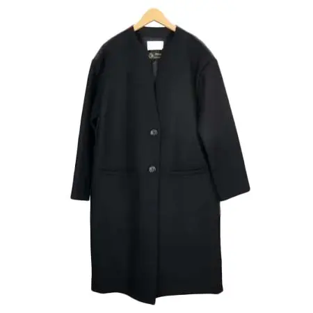 QTUME(クチューム) バックキルティングキーネックコート