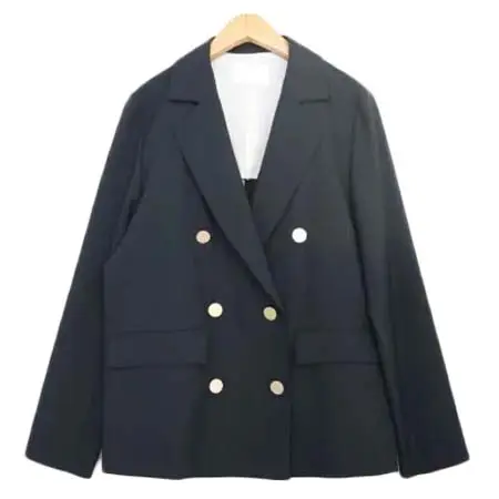 QTUME(クチューム) Reflaxダブルブレザー[Made in Japan]