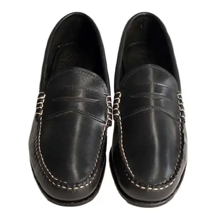 Quoddy Trail Moccasin(クォッディートレイルモカシン) TRUE PENNY LOAFER / BLACK CXL