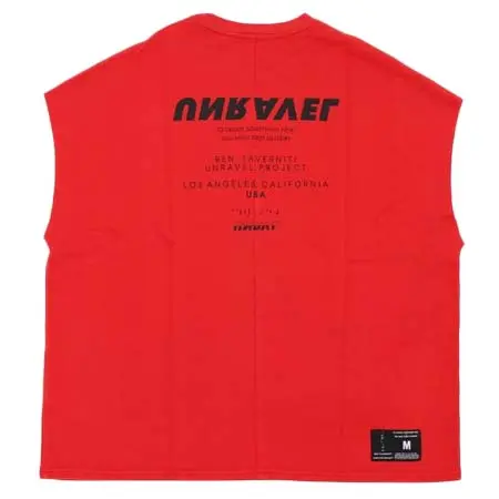 BEN TAVERNITI UNRAVEL PROJECT(ベン タヴァニティ アンラベル プロジェクト) TOUR TERRY TANK(UMS8-046)