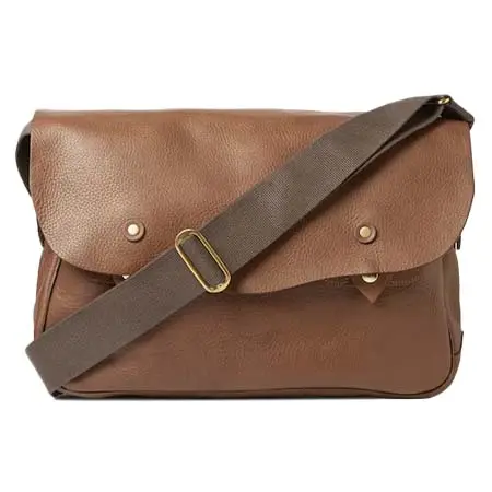 BillAmberg(ビルアンバーグ) Hunter Grained-Leather Messenger Bag