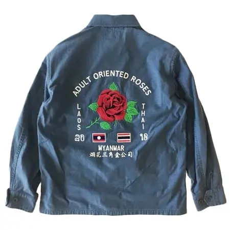 Black Weirdos(ブラックウィドー) Fatigue Jacket BLUE