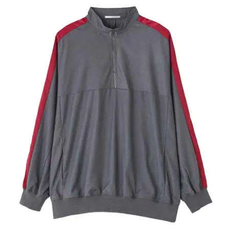 BLUE TORNADO(ブルートルネード) TRハーフZipプルオーバーラインドルマンシャツ