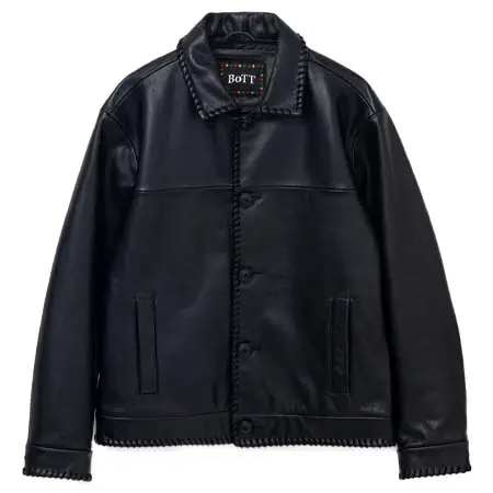 BoTT(ボット) Stitched Leather Jacket