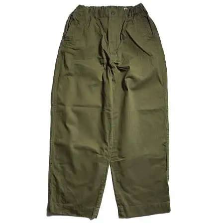 BRENA(ブレナ) COQ Pants – Military Herringbone (Olive)