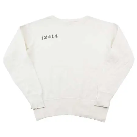 BRENT(ブレント) 50’s BRENT 白無地 セットインスリーブスウェット