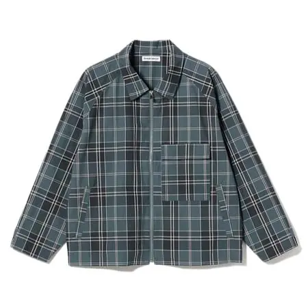 CABARET POVAL(キャバレーポバール) Plaid Stain Shirt
