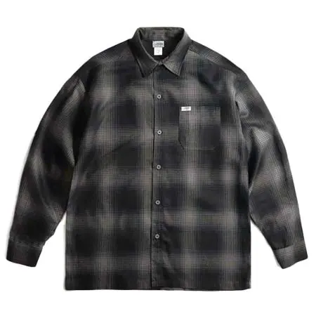 CalTop(キャルトップ) #2000LS オンブレ チェック 長袖 フランネル シャツ 米国製 アメリカ製