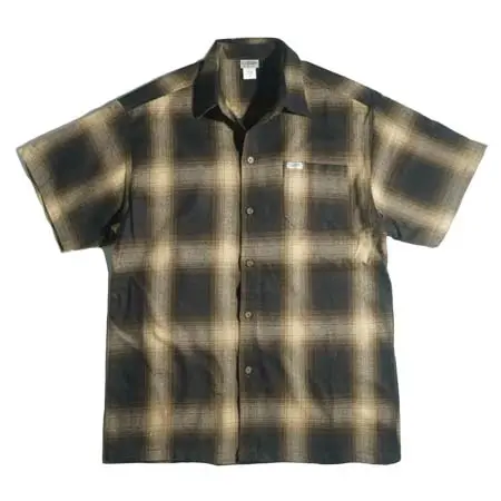 CalTop(キャルトップ) #2000 オンブレ チェック 半袖 フランネル シャツ
