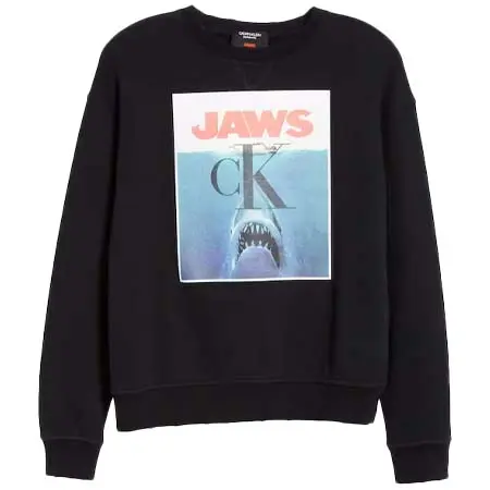 Calvin Klein 205W39NYC(カルバンクライン２０５Ｗ３９ＮＹＣ)  ‘Jaws’ Graphic Sweatshirt