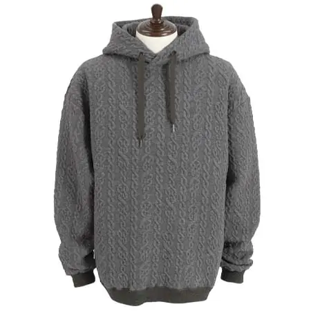 CAMBIO(カンビオ) Japanese Fabricケーブルキルティングプルパーカー(CAM-6550)