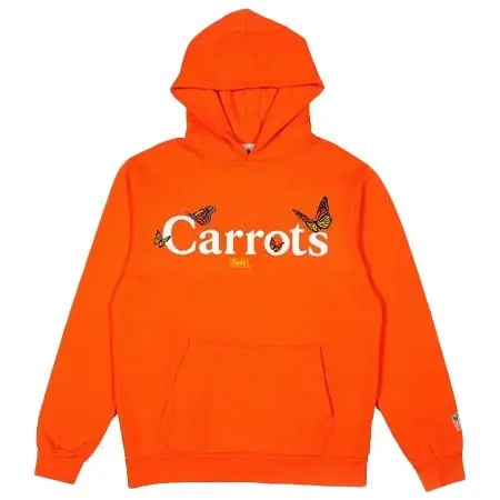 Carrots(キャロッツ) Carrots × felt Butterfly Hoodie (Orange)