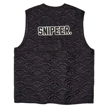 Chaos Fishing Club(カオスフィッシングクラブ) 「CFC×SNIPEER SPRING TIDE VEST」　ナイロン キルティングベスト