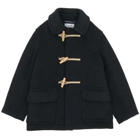 Charpentier de Vaisseau(シャルパンティエドゥウ゛ェッソ) Tate London Tradition Duffle Coat Short BLACK
