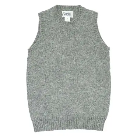 Charpentier de Vaisseau(シャルパンティエドゥウ゛ェッソ) Kurson Wool Knit Vest GRAY