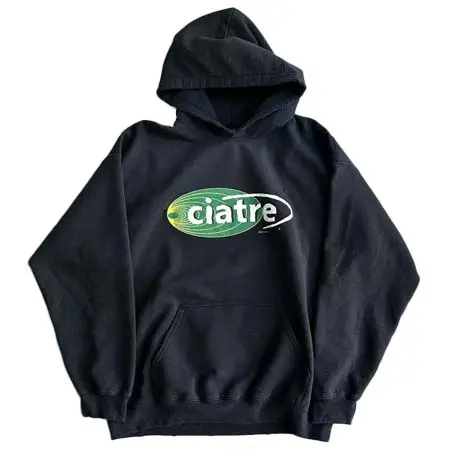 ciatre(シアター) damaged electric logo sweat hoodie
