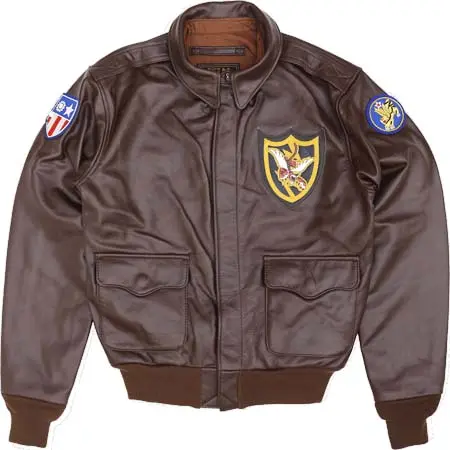 COCKPIT USA(コックピットユーエスエー) TYPE A-2 ジャケット WWII レプリカ 第14空軍 フライングタイガー BROWN