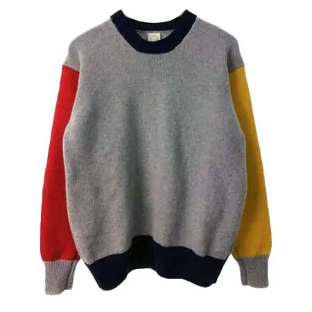 Country of Origin(カントリーオブオリジン) マルチカラークルーネックニット