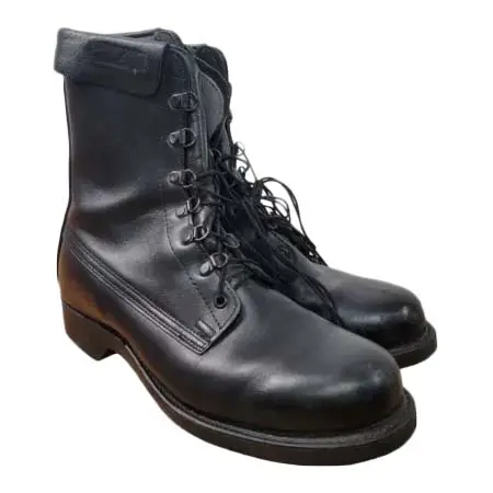 COVE SHOE(コーブシュー) Vintage 90’s Cove Shoe Company Black Military Combat Boot Size 10 Black Leather