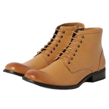 DEDEsKEN(デデスケン) 日本製本革 ラウンドトゥレザーブーツ