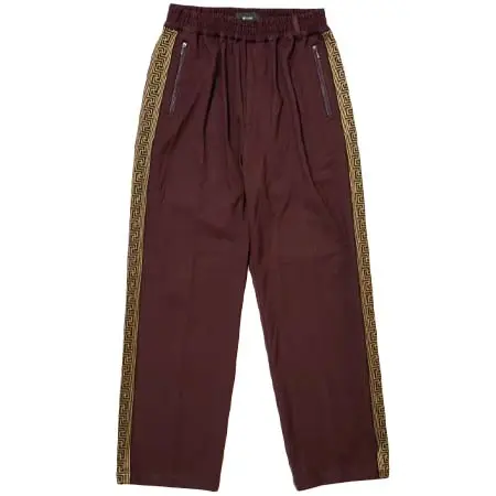 Deluxe Clothing(デラックスデラックスクロージング) SNATCH/トラックパンツ/BURGUNDY