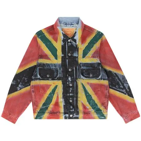 DENIM TEARS(デニムティアーズ) Union Black Type-2 Jacket Light Indigo