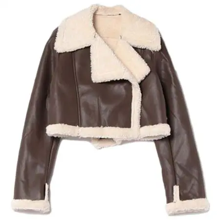 DIAVEL(ディアベル) フェイクムートンレザージャケット