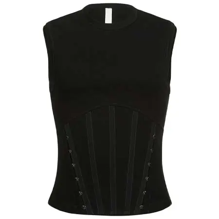 DION LEE(ディオンリー) Split Hem Organic Cotton Corset