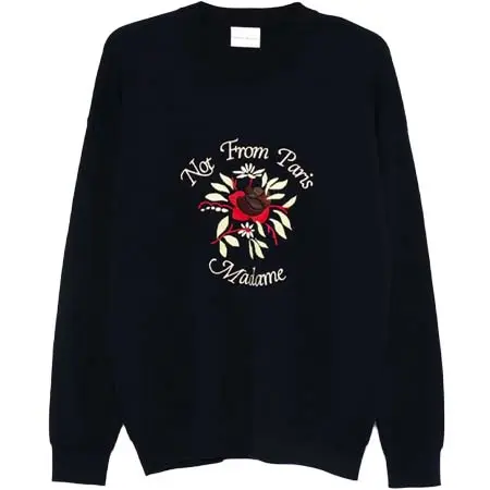 DROLE DE MONSIEUR(ドロールドムッシュ) スローガン セーター