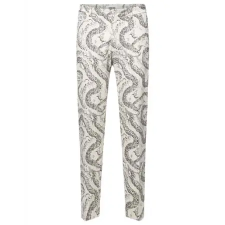 DRYKORN(ドライコーン) AJEND Ready-made trousers in snake jacquard