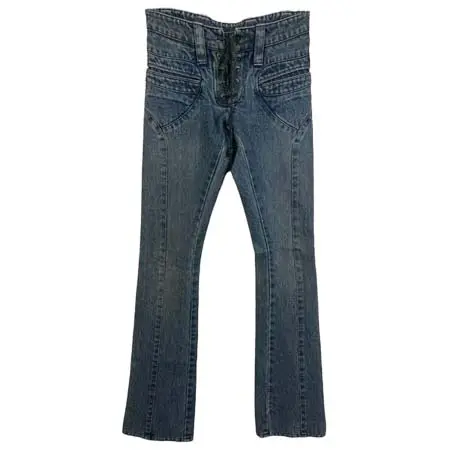 Duarte(デュアルテ) Mink Vox 2 Jeans RARE Vintage Lace Up Low Rise Bootcut Y2k