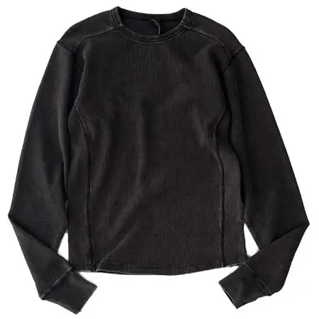 entire studios(エンタイアスタジオ) ENTIRE STUDIOS THERMAL LONG SLEEVES “WASHED BLACK”