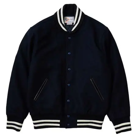 Felco(フェルコ) CLASSIC FIT SHAWL COLLAR WOOL MELTON VARSITY JACKET W/QUILT THINSULATE LINING