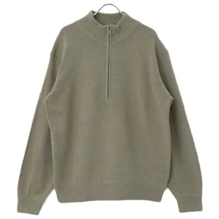 FORK&SPOON(フォークアンドスプーン) ハーフジップニット