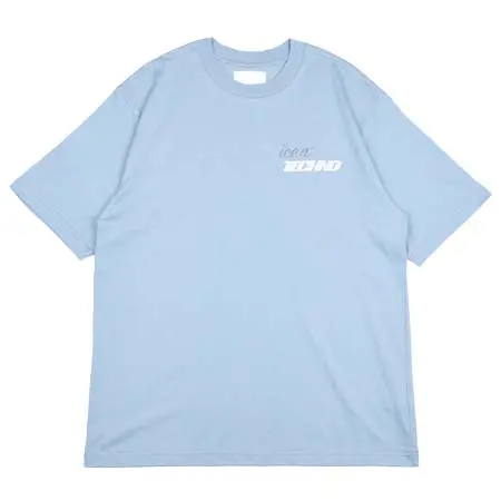 FORTYFOUR(フォーティーフォー) ICE N’ TECHNO LOGO TEE/SLATE