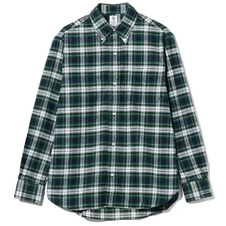 GAMBERT CUSTOM SHIRTS(ギャンバートカスタムシャツ) Flannel tartan check button-down shirt