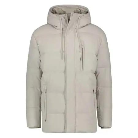GAUDI(ガウディ) White quilted nylon down jacket