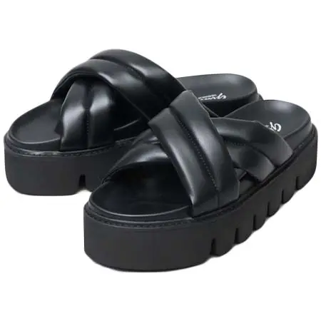 glabella(グラベラ) パデッドクロスサンダル