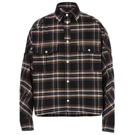GMBH(ゲーエムベーハー) Woven FLANNEL SHIRT W PATCHES