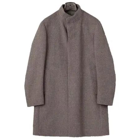 gotairiku(ゴタイリク) アンゴラビーバー スタンドカラーコート