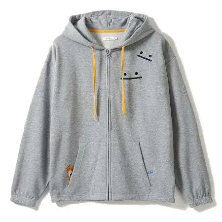 graniph(グラニフ) ビューティフルシャドーファミリー｜裏毛ビッグシルエットジップパーカー