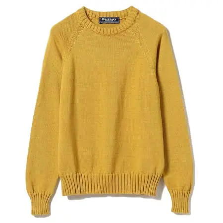 GUERNSEY WOOLLENS(ガンジーウーレンズ) 別注 コットン クルーネック