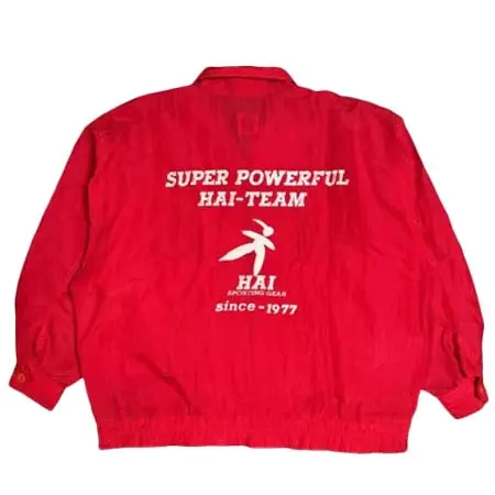 HAI SPORTING GEAR(ハイスポーティングギア) Vintage 90s HAI Sporting Gear Issey Miyake Red Windbreaker Jacket Mens Medium