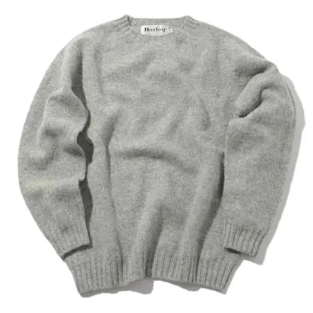 HARLEY OF SCOTLAND(ハーレーオブスコットランド) MAISON CLUB別注 シャギークルーネックセーター
