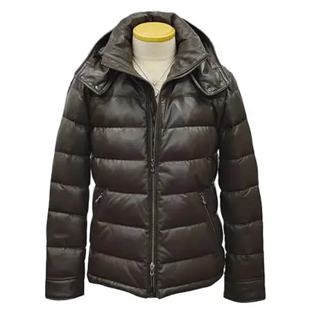 Haruf(ハルフ) Leather Down Jacket