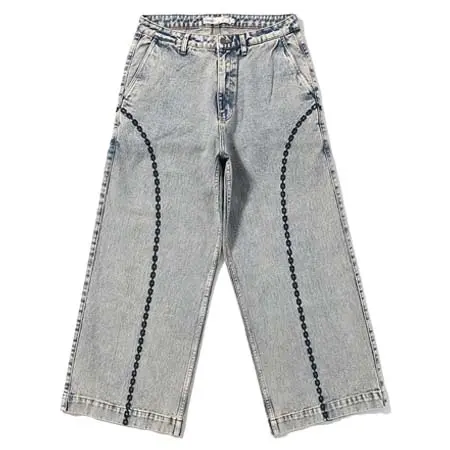 HIGH-GATE(ハイゲート) CHAIN WIDE PANTS