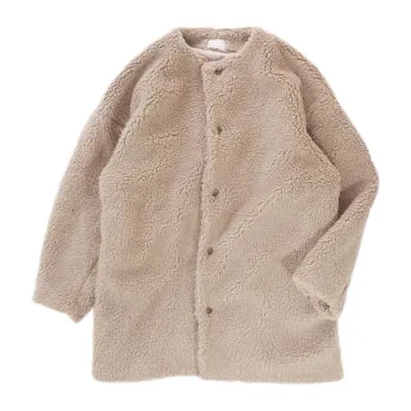 Honnete(オネット) OVERSIZED NO COLLAR JACKET / オーバーサイズノーカラージャケット