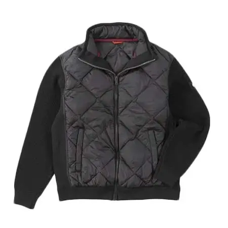 Hush Puppies(ハッシュパピー) ダイヤキルトニット切替ダウンジャケット