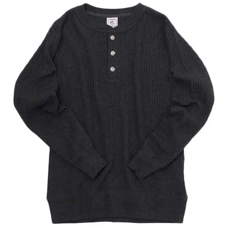 JEMORGAN(ジェーイーモーガン) ビッグワッフルヘンリーネック