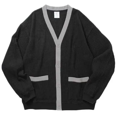 JEMORGAN(ジェーイーモーガン) ビッグワッフル Vネックカーディガン